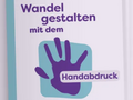 Wandel gestalten mi dem Handabdruck