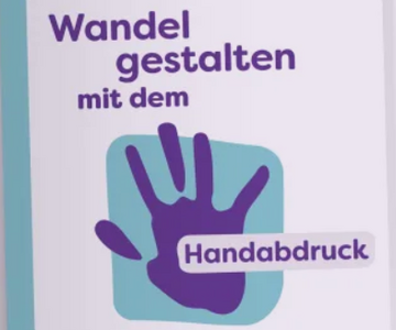 Wandel gestalten mi dem Handabdruck