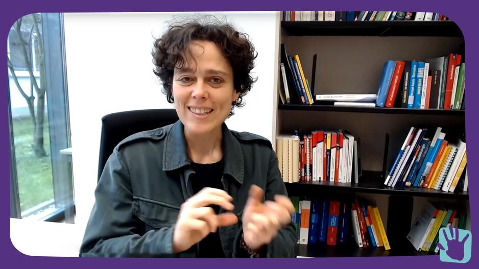 Maike Sippel in ihrem Büro