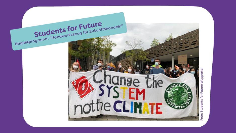 Students for Future auf einer Klimademo