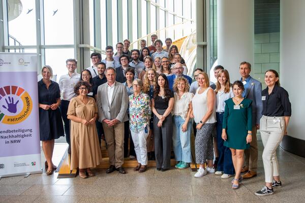 Gruppenfoto im Landtag