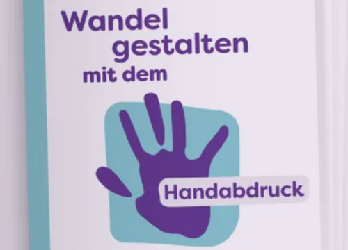 Wandel gestalten mi dem Handabdruck